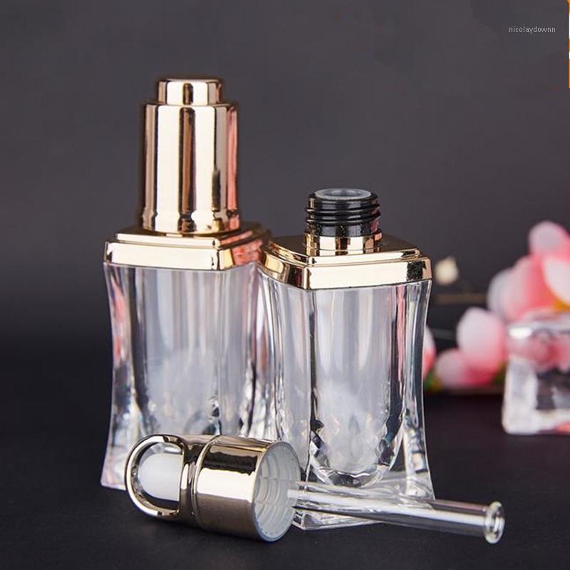 

10ml High-grade acrylic golden perfume/essential oil/cosmetics glass packing bottle 50pcs1
