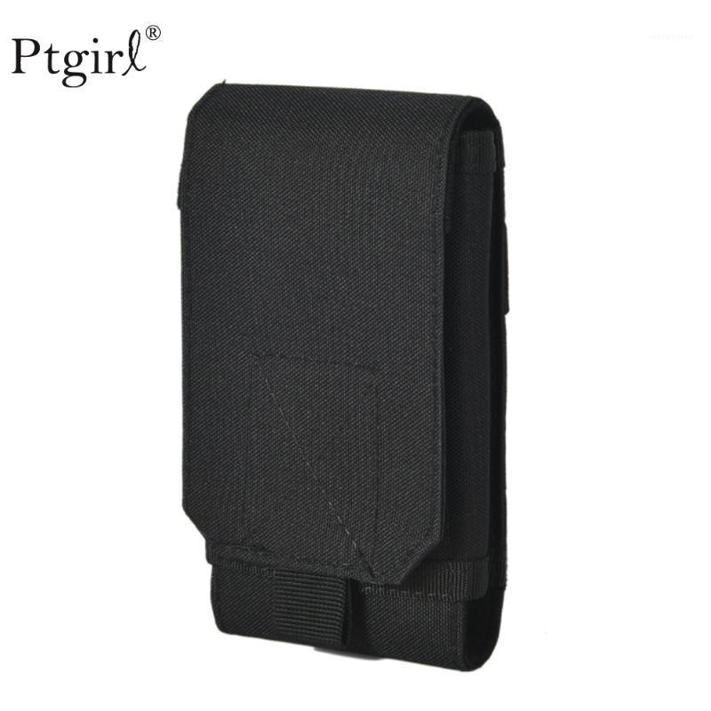 

Outdoor Camouflage Waist Bag Tactical Army Phone Holder Sport Waist Belt Case Ptgirl Waterproof Nylon Sport Hunting Camo Bags1, Sky blue