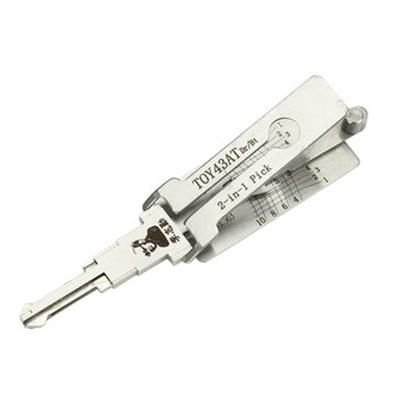 

DANIU TOY43AT 2 in 1 Car Door Lock Pick Decoder Unlock Tools Locksmith Tools