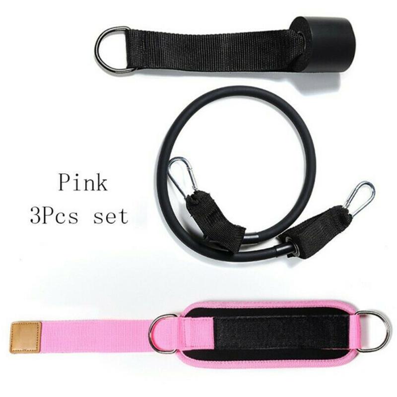 

3pcs/set Pull Rope Accessories Leg Hip Fitness Ring Home Ankle Strap Indoor Stretch Belt Protective Gear Sport Resistance Band