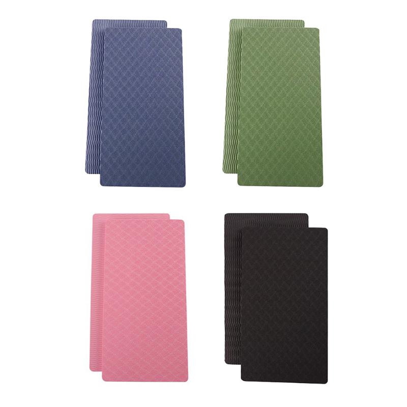 

2pcs/Set Yoga Knee Pads Wrist Hips Hands Elbows Support Mats Fitness Exercise Sport Non Slip TPE Cushion, Red