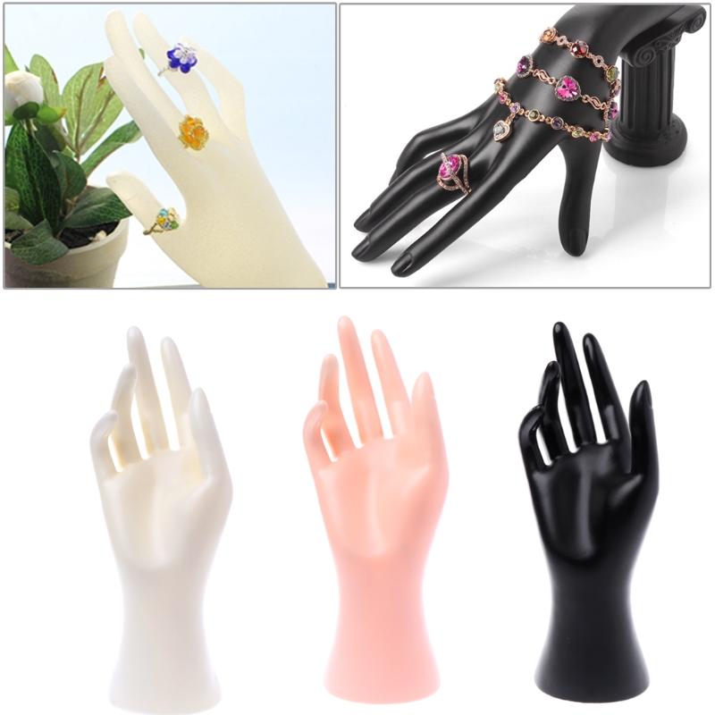 

Jewelry Pouches, Bags Mannequin Hand Finger Glove Ring Bracelet Bangle Display Stand Holder