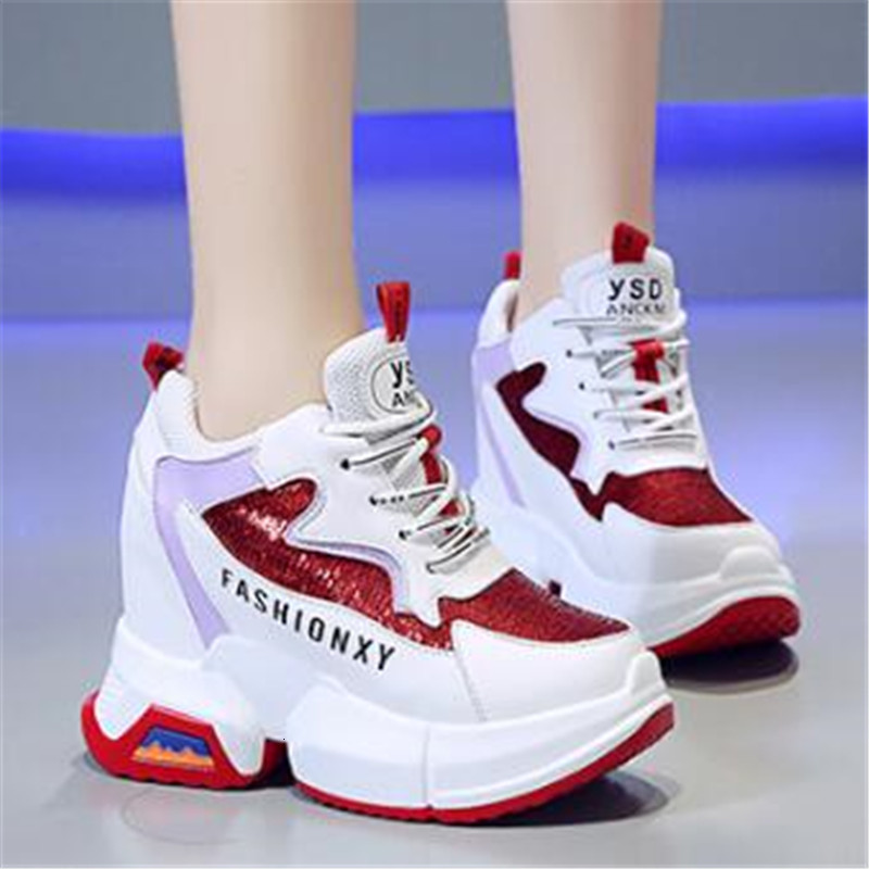 

New Platform: 2021 Ten Women's Shoes, Inside Thick Shoes. 4228, Black