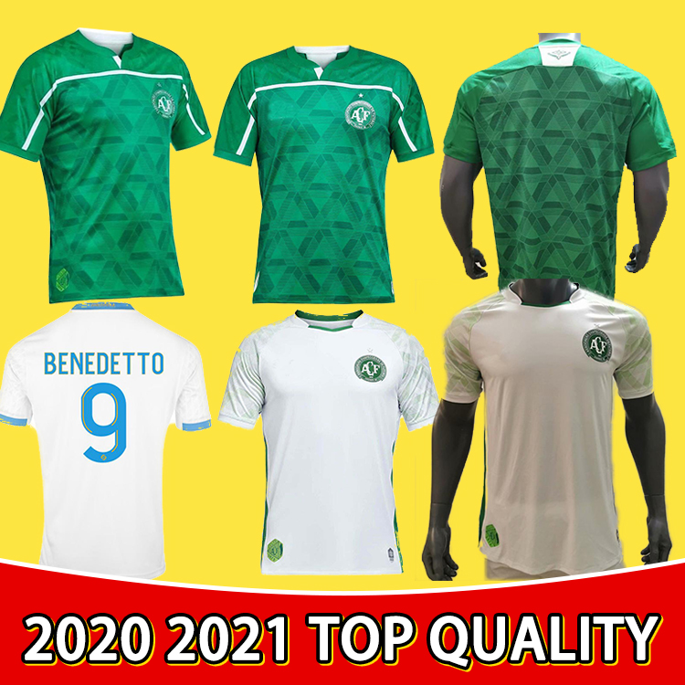 

20-21 Associação Chapecoense de Futebol Soccer Jerseys 20 21 Men soccer shirts Green White customized Football uniforms, Away
