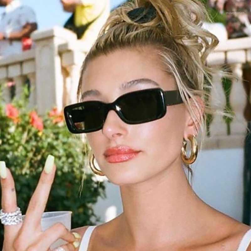 

Celebrity Black Rectangular Sunglasses Narrow Square Fashion Shades Woman Sun Glasses Luxury 2020 Plastic Frame Eyewear UV4001