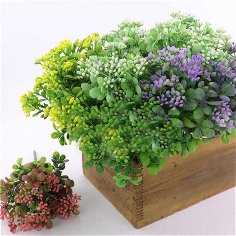 

Simulation Milan Fruit Flower Arrangement Weeding Party Artificial Decorations Small Wild Fruit Dried Plastic Flowers1, Green