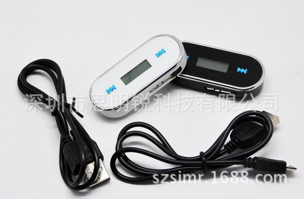 

by DHL or Fedex 100pcs Wireless FM Transmitter 3.5mm In-car Music Audio FM Modulator For Car MP3 Transmitter hot1
