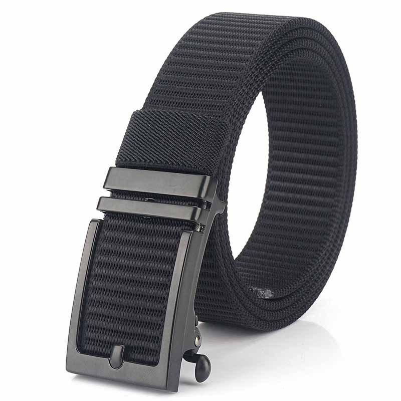 

Belts 2021 Men Belt Leisure Inner Fake Needle Buckle Automatic Black Red Knitting High Quality Luxury Brands