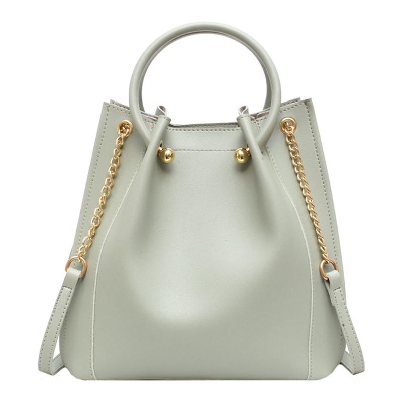 

Women Messenger Bags Bucket Shoulder Large Capacity Retro Design Bag Crossbody Chain Vintage Casual Tote Commute Fashion Handbag, Black