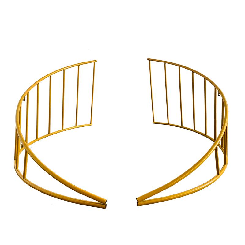 

Wedding props curved iron fence guide Wedding stage fence arch decoration