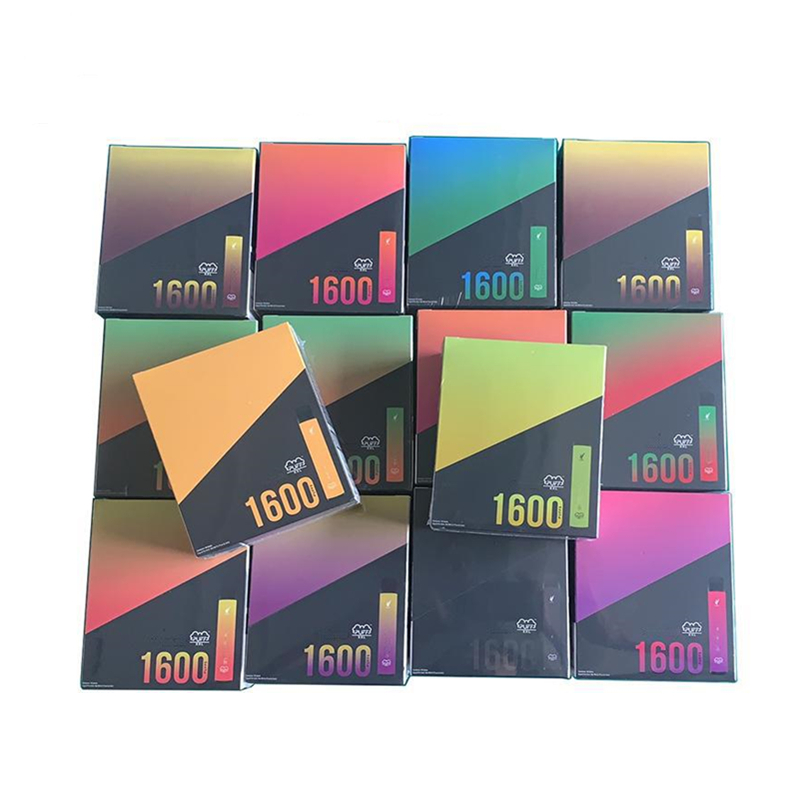 

New Puff XXL Disposable pod Device 1600 Puffs 10 colour Vaporizer VS Puff Bar Xtra Bidi Vape