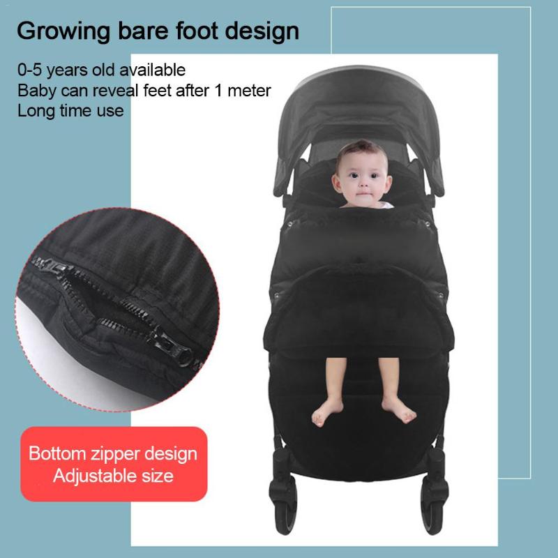 

Baby Stroller Foot Cover Baby Stroller Multi-function Sleeping Bag Car Mat Thick Windproof Warm Autumn Winter Wind Footmuff Sack