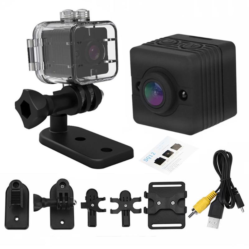 

MINI Micro Camera 1080P 12MP Full HD Video Cam Night Vision Audio Motion Detection for Baby Pet Home Security Waterproof Shell