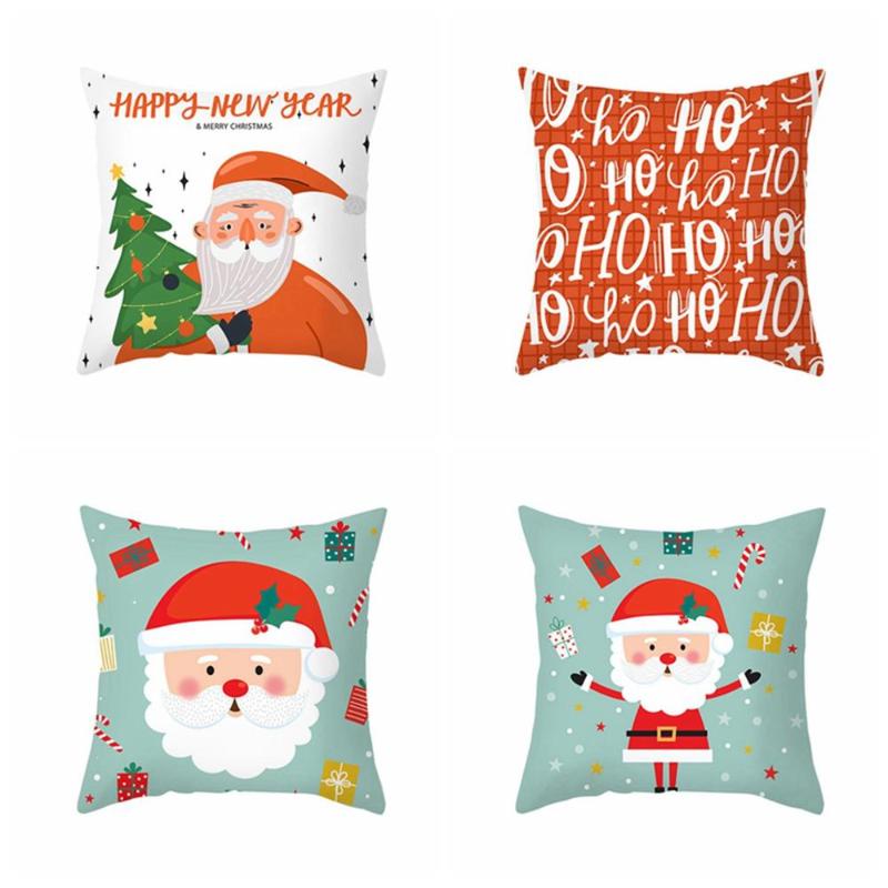 

Taoup Cute Santa Claus Merry Christmas Pillowcase Gifts Christmas Ornaments Deer Xmas Decors for Home Noel 2021 Happy New Year