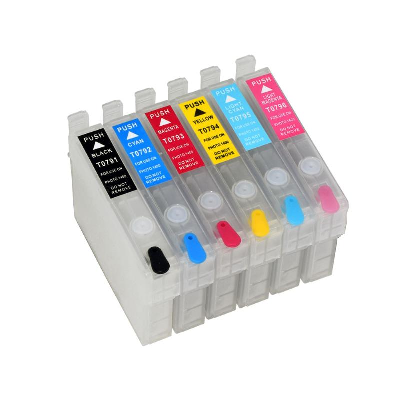 

Ink Cartridges 6Color 79 T0791-T0796 Refill Cartridge With ARC Chip For 1400 1430 1500W P50 PX660 PX650 PX710W PX700W Printer