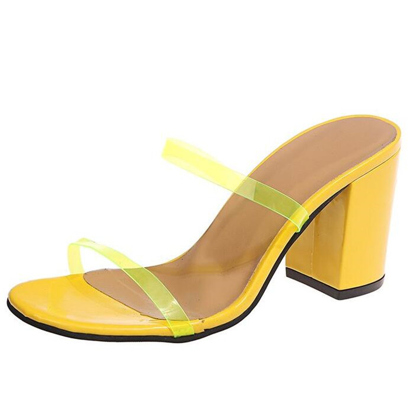 

You'll See New Size Big Slippers 2021 Fashion Fish Mouth High Heel Sandals of Women's Casual Shoes Dl1i, A721-01