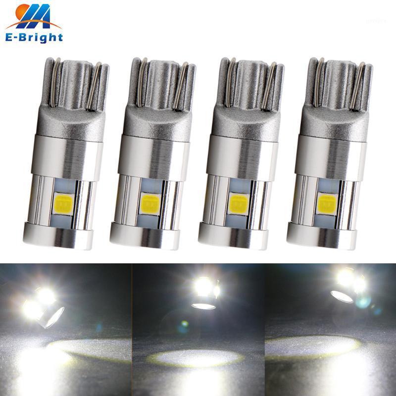 

4 pcs White 12V 24V W5W T10 Canbus 3030 5 SMD Led Bulb Tail Light Parking Light Cars Indicator Amber Pink Ice blue NO ERROR1, As pic