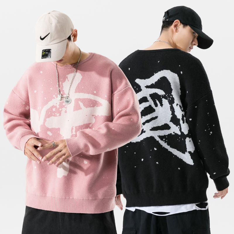 

2021 New Men's Fashion Chinese Style Sweatshirts Woman Casual Oversize Hoodies Graphic Printed Hoodie Clothing Streetwear 06ja, Black