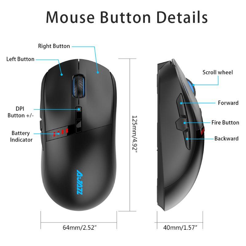 

AJazz Professional-Grade i305Pro Wireless RGB 2.4G Gaming Mouses XXUC