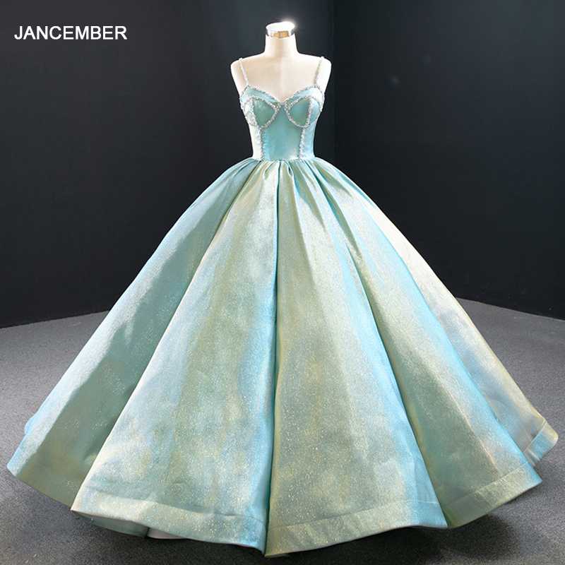 

J67128 Evening Dresses Ball Gown Party Dress Top With Sequin Bead For Women Vestito Lungo Elegante Donna Cerimonia, As picture