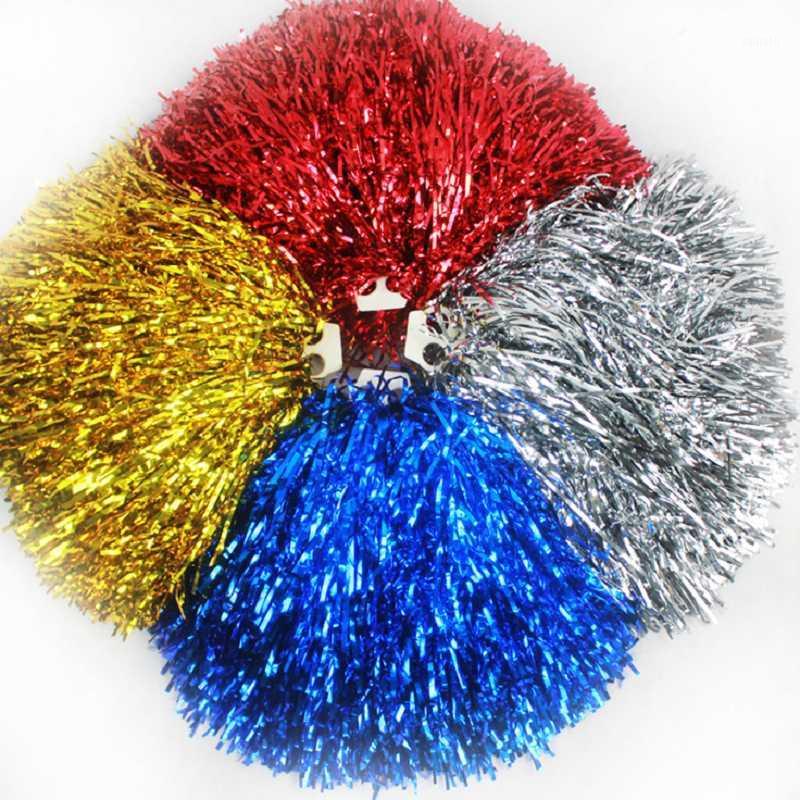

2pc Game Cheerleader Cheerleading pom poms Cheerleading pompoms cheer pom majorettes hand flower aerobics balls sports item 40g1