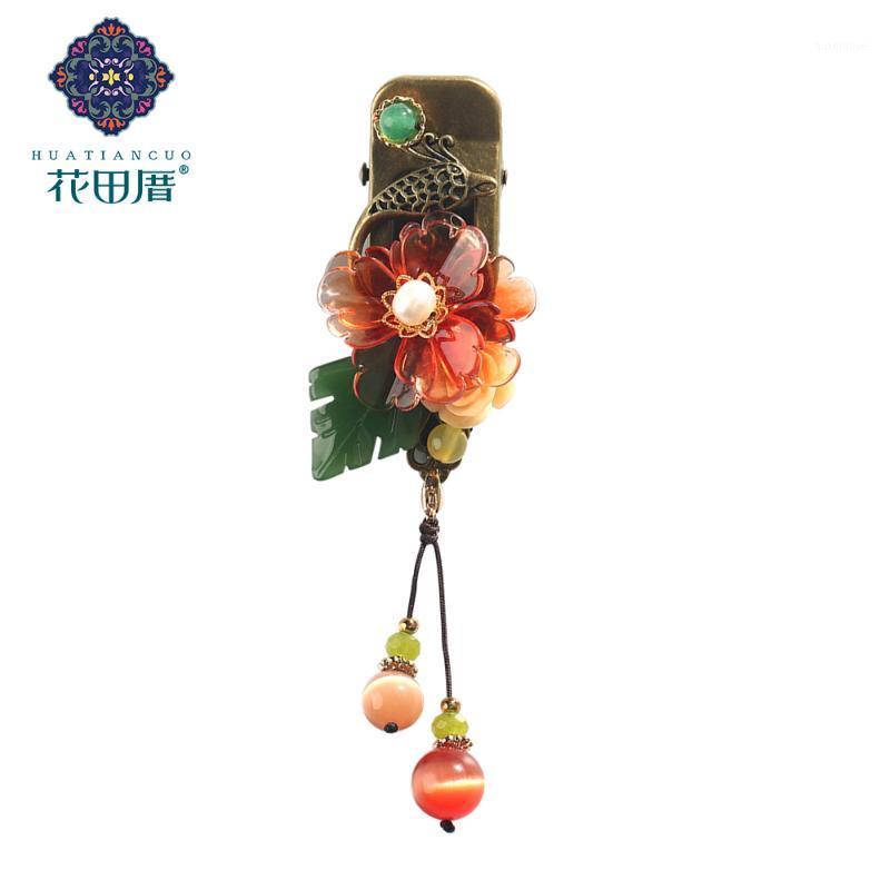 

Vintage Lampwork Flower Phoenix Leaf Hair Clip Women Accessories Decoration Hairpins for Hair Simple Jewelry FJ-180871