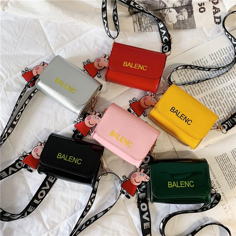 

Raged Sheep Baby Girls Coin Purse Children's Wallet Small Square Bag Kids Cartoon Letter Cute Princess Accessories Handbags, Black