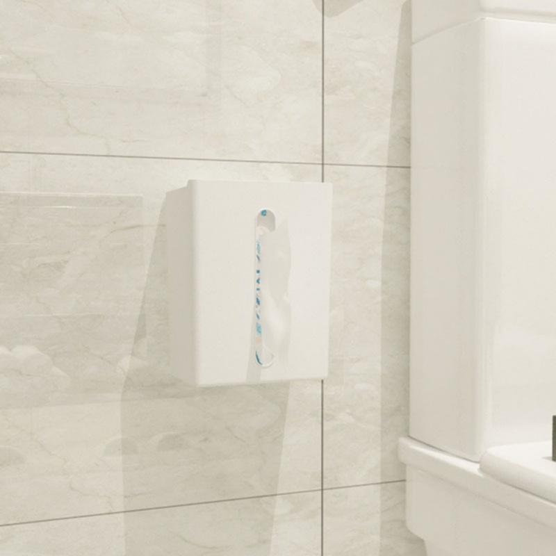 

Multifunction Paper Box Paste Wall-mounted Type Paper Towel Holder Toilet Tissue Cover Napkin Holder Kitchen Tissue Box#11