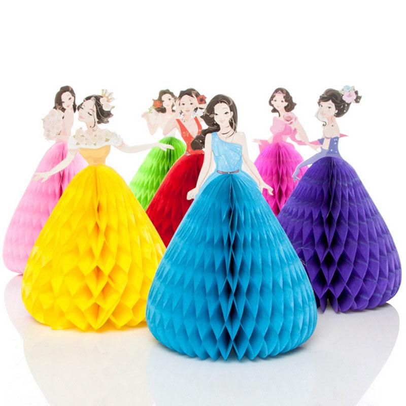 

1 pcs Creative Dancing princess children birthday Invitations card 3D greeting card message greeting cards for kids