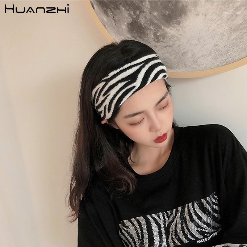 

Winter Knitting Zebra Cows Pattern Black White Simple Irregular Stripe Elastic Hair Band Head Accessories For Girls Clips & Barrettes, Golden;silver