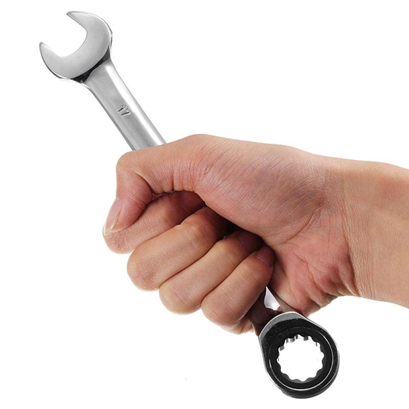 

6mm Fix Head combination Ratchet Wrench Open End Spanner Hex Ratchet Allen Key Car Repair Tool Hand Tools