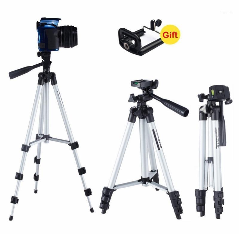 

Long tripod Camera Shutter Clip Holder Tripod Sets For phone Stand holder Camera & Ball Head & phone clip Carry Bag1