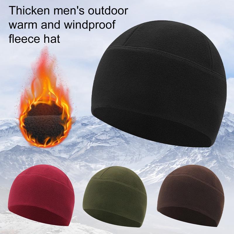 

2020 Autumn And Winter New Products Men's Outdoor Warm And Windproof Fleece Hat