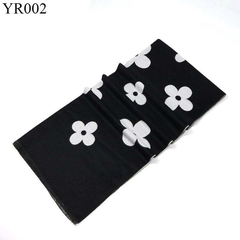 

Winter Scarf Cashmere Double-sided Air Conditioning Warm Fleece Shawl Korean Version Of Super Long Dual-purpose Scarf