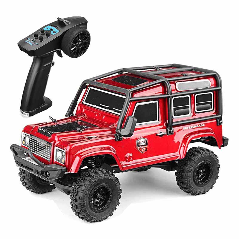

RGT 136240 V2 1/24 2.4G 2CH 4WD Mini RC Car 15km/h Radio Control RC Rock Crawler Off-road Vehicle Model Toys Gift for Kids