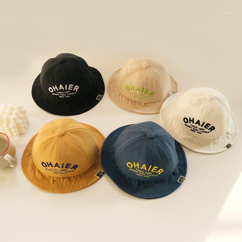 

Baby Hats Alphabet Embroidery Pattern Kids Boys Girls Hat Spring Summer Outdoor Sun Hat Children Beach Caps1, White