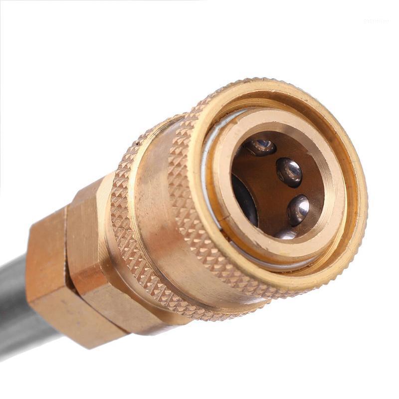 

17Pcs/Set 1/4 Inch High Pressure Washer Extension Spray Wand Set with Nozzle and O-ring GQ1, As pic