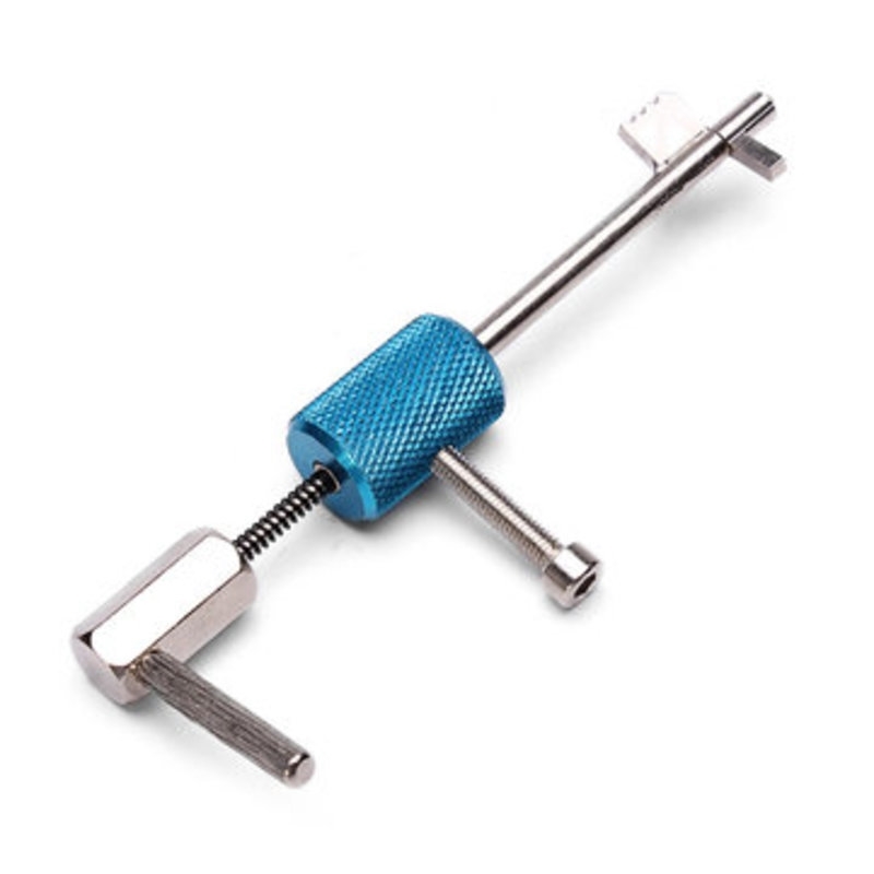 

DANIU Civil Lock Quick Forced Open Lock Picks Locksmith Tool Silver + Blue