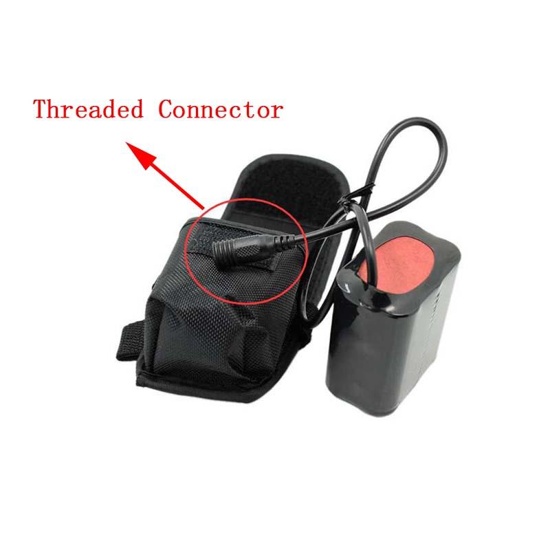 

Rechargeable 8.4V 9600mAh 6x18650 Battery Pack with Threaded Connector for Bicycle Light Bike Headlight