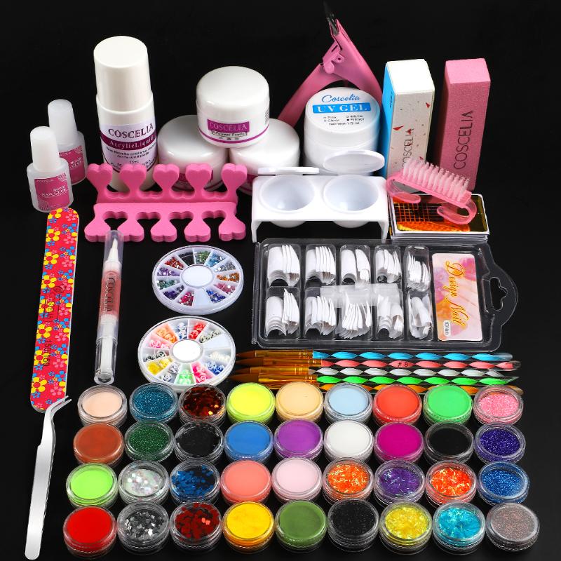 

COSCELIA Acrylic Nail Kit All For Manicure Gel Nail Kit Acrylic Powder Liquid Art Tools