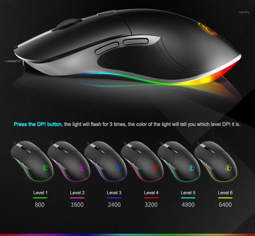 

Wired Computer Mouse Gaming Mouse Ergonomic Mause with Cable 6400 DPI USB Optical for Laptop PC Game1