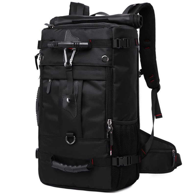 

2021 Mantop Quality Dwaterproof Water Travel Bag for Women Men Multifunction 17.3 Portable Male Bags Outdoor Luggage Ekwg, Black