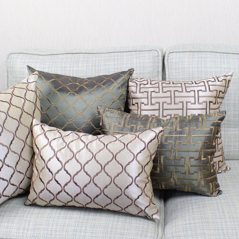 

Embroidered sofa cushion cover 30x50/40x40/45x45/40x60/50x50/55x55/60x60cm throw pillow cover decorative pillow case car1, Army green-01