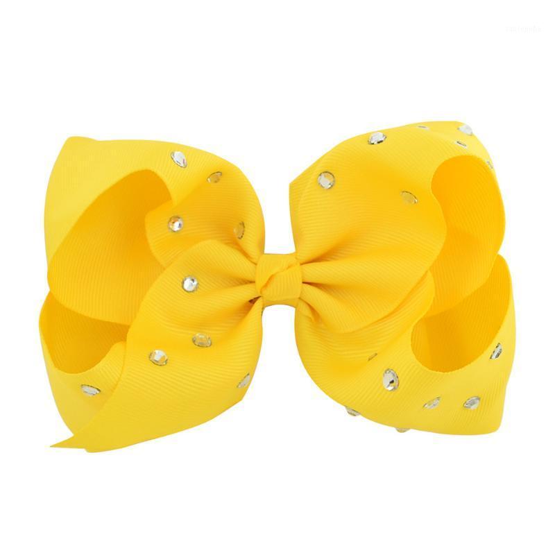

3 pcs Large Colorful Full Rhinestone Hair Bow With Clip Girl Dance HairPin Boutique Kids Hair Accessories 5.5"1
