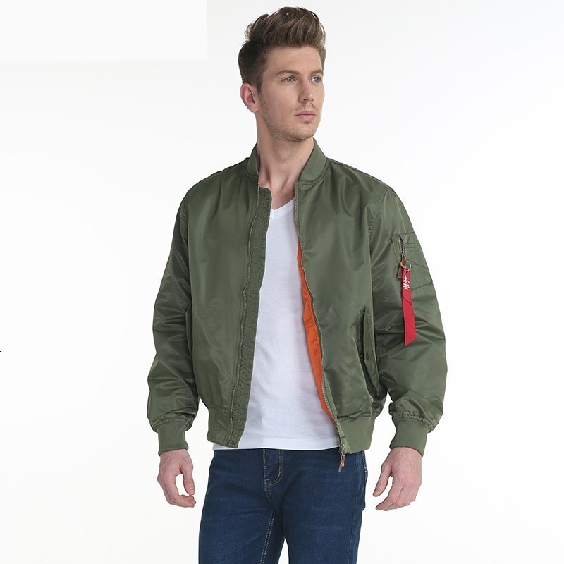 

2021 New Arrival Us Size Spring Autumn Custom Design Men Flight Jacket 9of1
