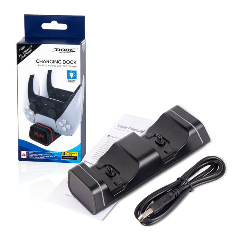 

Dual Charger for PS5 Controller Wireless Charger for PS5 Accessories For PS5 Xbox Series X/S