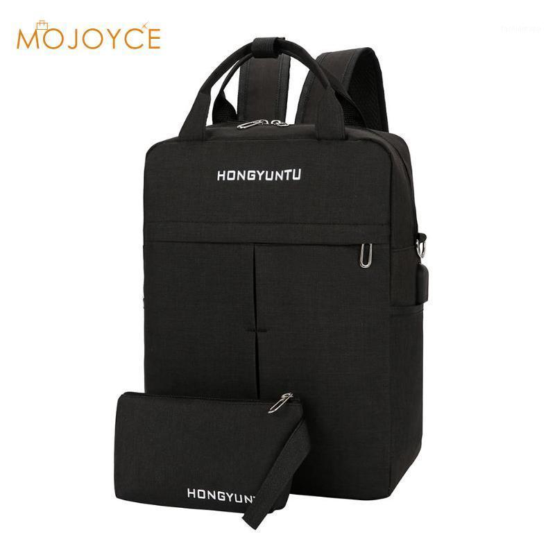 

Fashion 2pcs Set Backpack Laptop Schoolbag For Teenage Boy Girls Travel Shoulder Bag Men's Backpack Mochila Clutch Shoulder Bags1, 11