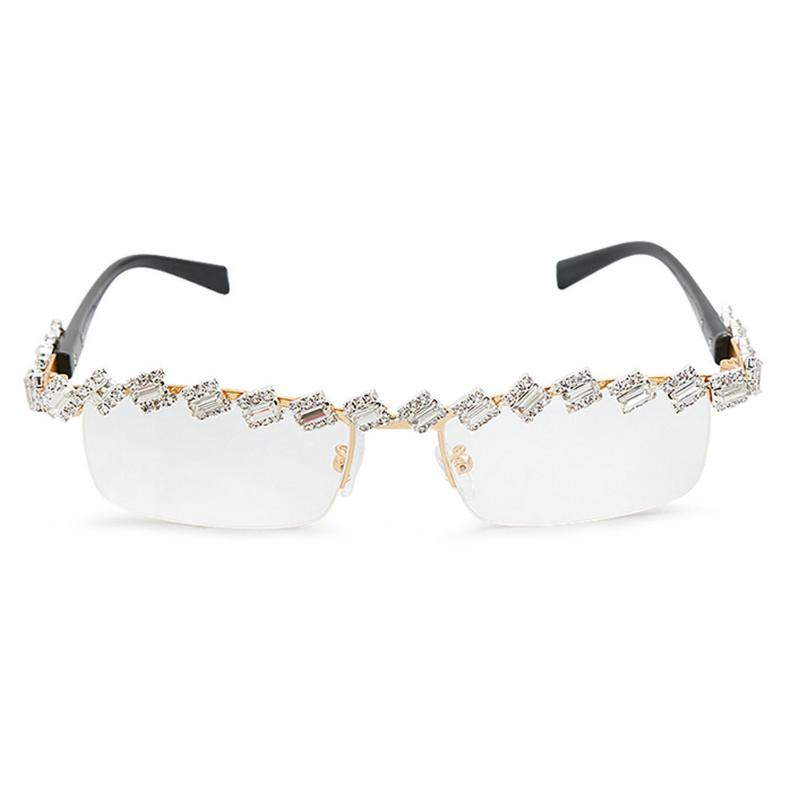 

Sunglasses Oversized Clear Goggles Women Luxury Fsahion Tassel Crystal Diamond Sun Glasses Mask Punk Eye Protection NX