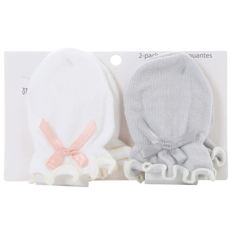 

2 Pairs Baby Anti Scratching Soft Gloves Newborn Protection Face Scratch Mittens L4MC, 2ss902052-a