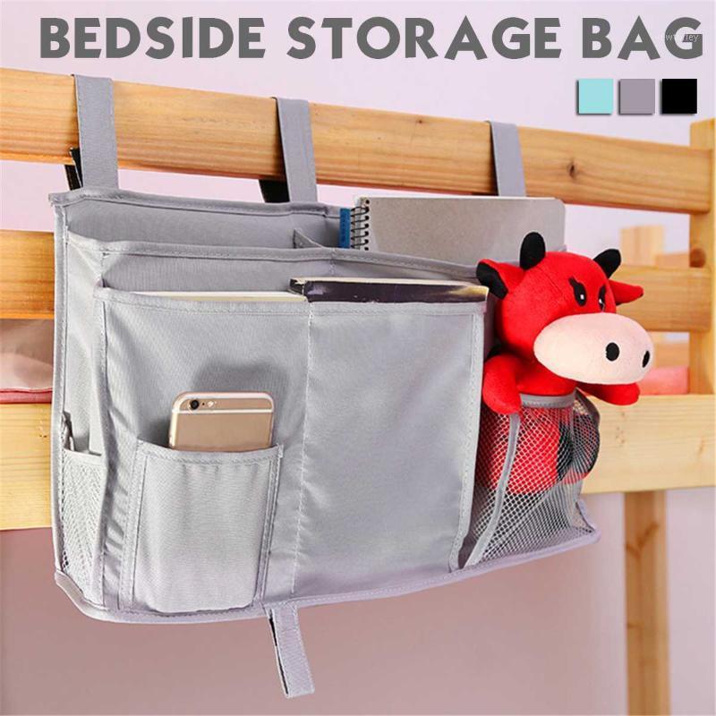 

1 Pcs Oxford Cloth Bedside Sofa Storage Bag Remote Book Mobile Phone Hanging Sundries Organizer Dormitory Storage Bag1